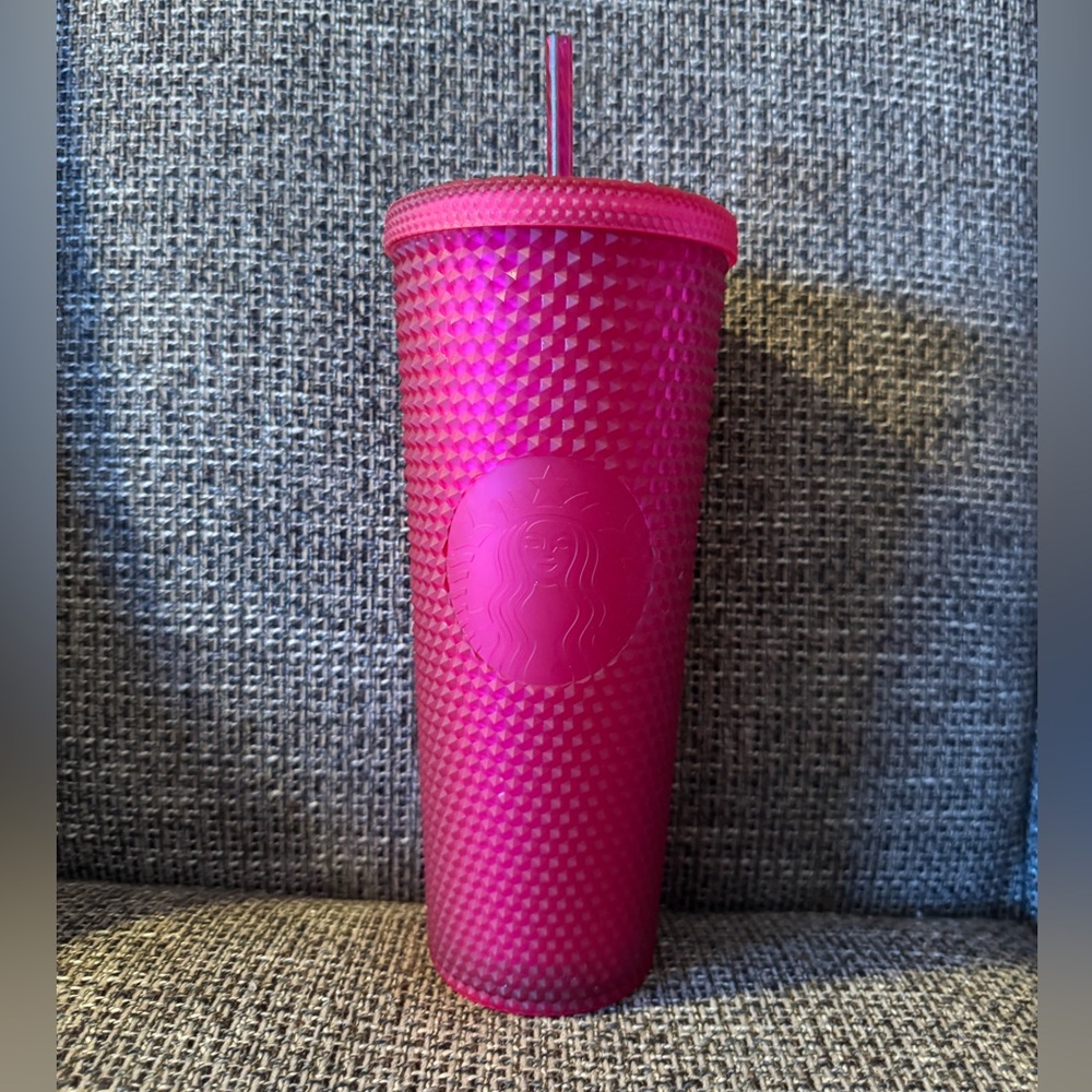 Starbucks Fuchsia Textured Tumbler